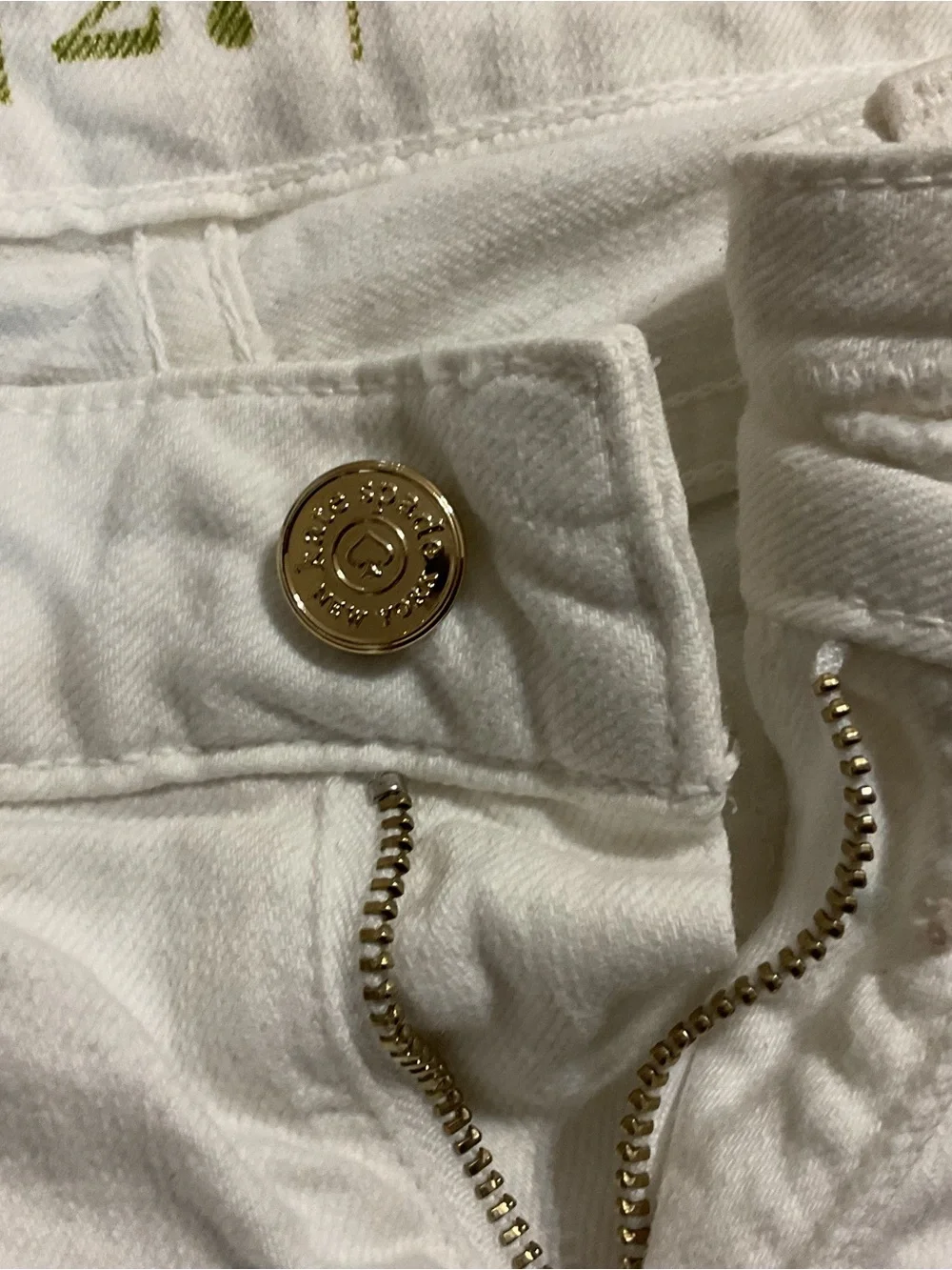 Kate Spade White High-Rise Women's Jeans Size 27